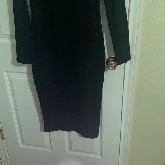 SHEIN Long-sleeved Ribbed Bodycon Dress - Picture 4 of 7